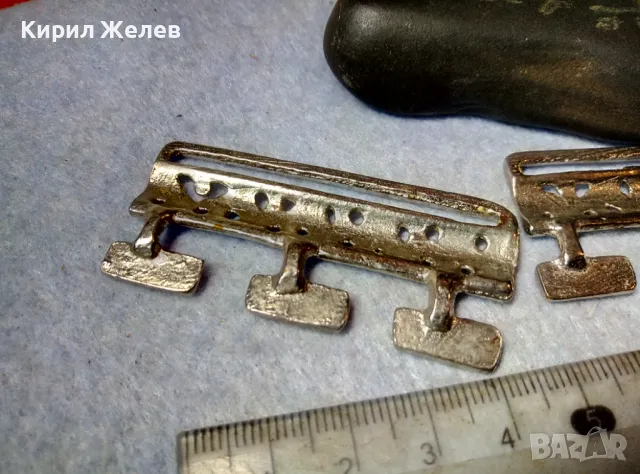2 МЕТАЛНИ АЖУРНИ СТИЛНО ОРНАМЕНТИРАНИ СРЕБРИСТИ РЕТРО АРТ ВИСУЛКИ За НАКИТ УКРАШЕНИЕ Или ДРУГО 48774, снимка 9 - Антикварни и старинни предмети - 48842493