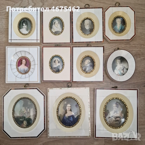 Миниатюри от слонова кост, снимка 2 - Антикварни и старинни предмети - 52849784