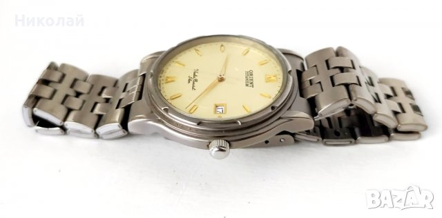 Orient Titanium Ориент - аналогов мъжки часовник, снимка 8 - Мъжки - 38646162