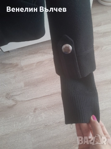 Дамско черно яке, снимка 4 - Якета - 52123878