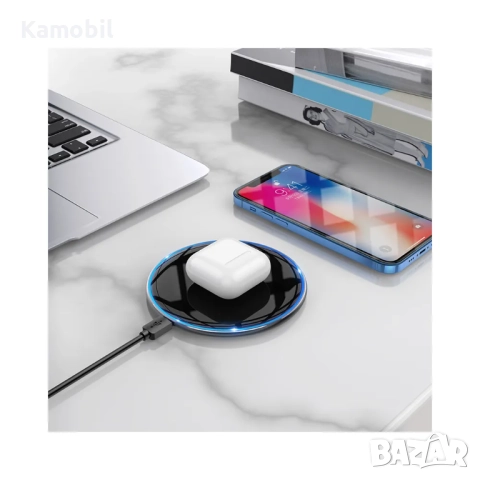 Безжично зарядно Hoco CW6 Pro, снимка 3 - Безжични зарядни - 52387723