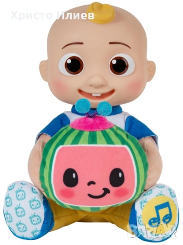 COCOMELON Музикална кукла Peek a Boo JJ Интерактивна Кукла Бебе Кокомелон, снимка 2 - Кукли - 53897657