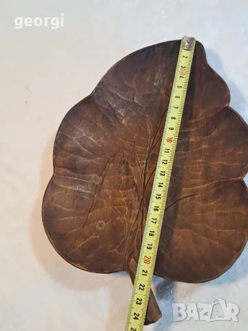 дървена плато поднос дърворезба     16/4, снимка 5 - Декорация за дома - 48990161