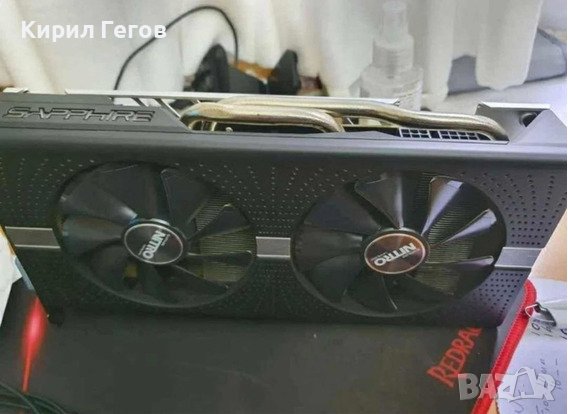 Продавам Sapphire NITRO+ Radeon RX 580 4GB+нови вентилатори и екстри, снимка 4 - Видеокарти - 38071789