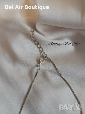 Колие с буква, бижута с буква, колиета, снимка 3 - Колиета, медальони, синджири - 52350420