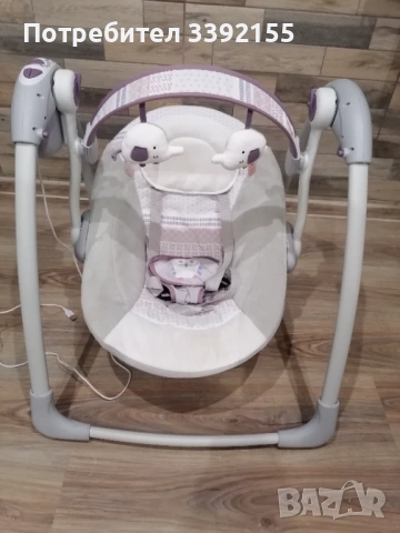 Електрическа бебешка люлка, At Performance, Със 7 песни, 3 естествени звука, 2 позиции за регулиране, снимка 4 - Други - 54033746