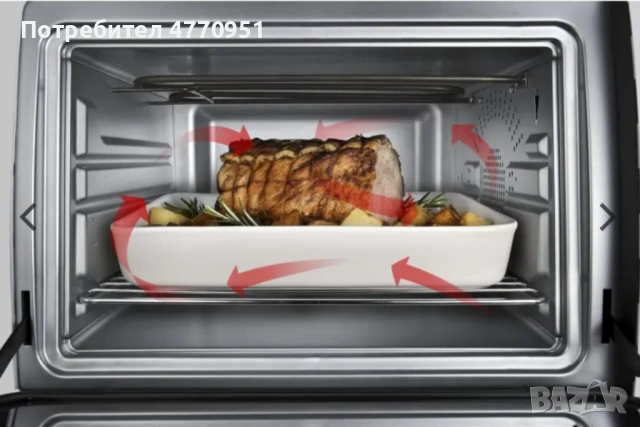 Електрическа фурна De'Longhi SfornaTutto Midi, снимка 3 - Печки, фурни - 53902166