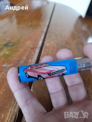 Запалка Clipper Vintage cars, снимка 2 - Колекции - 52930286