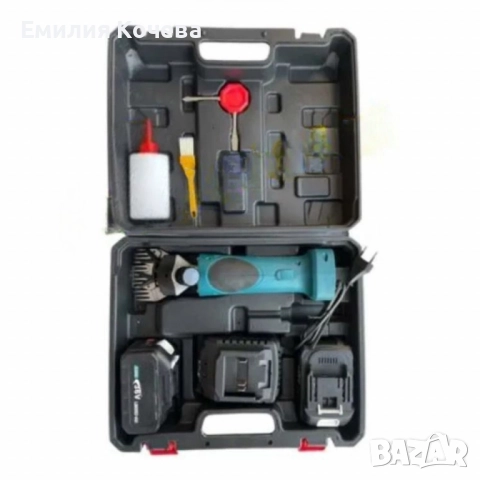 Акумулаторна машинка за подстригване на животни KraftRoyal 36V, 8.0Ah, с 2 батерии, снимка 2 - Друга електроника - 52162984