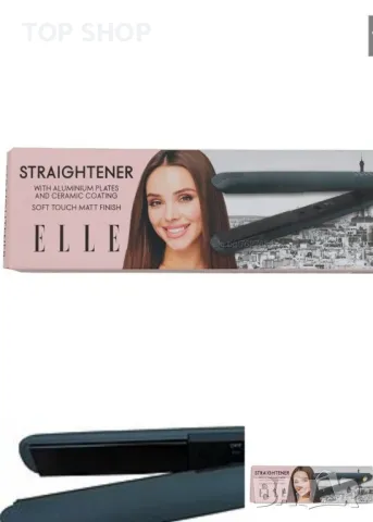 Керамична преса- маша за коса от ELLE 2-в-1