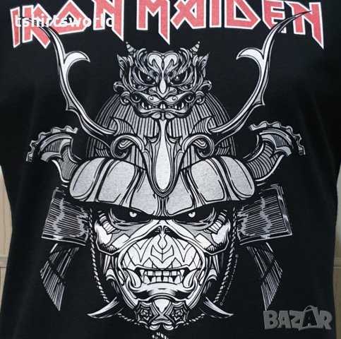 Нова мъжка тениска на музикалната група IRON MAIDEN - Senjutsu Samurai Eddie Graphic Navy, снимка 12 - Тениски - 35623072