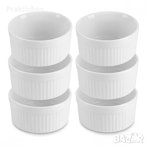 Керамични форми за суфле тип купи за крем карамел, Ruhhy, снимка 1