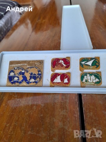 Стари значки Кораби Герои,Първооткриватели, снимка 4 - Колекции - 39384745