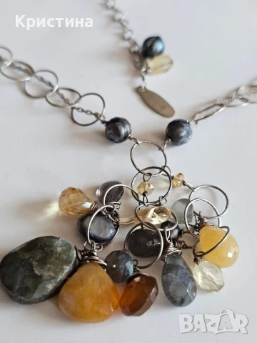 Марково сребърно колие, ръчна изработка, снимка 3 - Колиета, медальони, синджири - 51139342