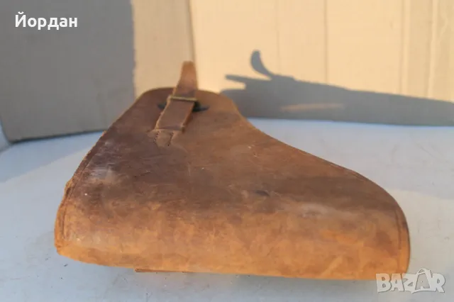 Кобур от естествена кожа за ''Люгер Р-08'', снимка 4 - Антикварни и старинни предмети - 48103050