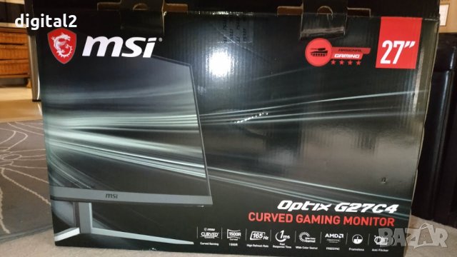 Монитор MSI 27 inch Optix ,1ms,LED,FHD,1ms ,Извит, нов 24 м. гаранция , снимка 7 - Монитори - 32031722