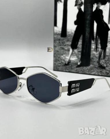 очила с калъф prada miu miu , снимка 14 - Слънчеви и диоптрични очила - 50571493