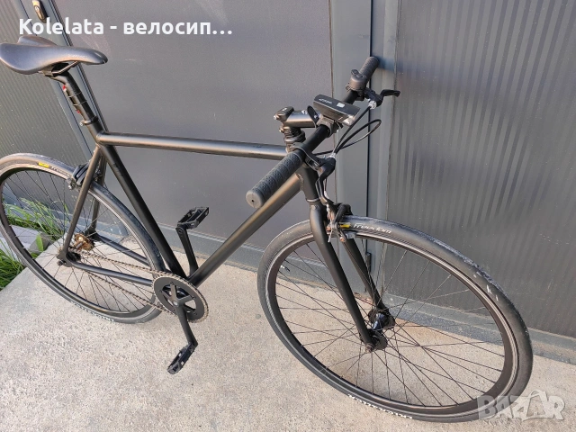 Fixie INC 700C алуминиев фикси сингъл спийд велосипед, снимка 2 - Велосипеди - 53035575