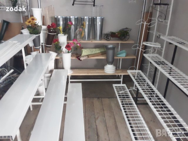 Стълба за цветя 4х1,50м, снимка 7 - Стелажи и щандове - 31121803