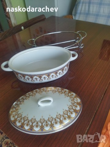 Купа с капак рисувана керамика , снимка 3 - Декорация за дома - 38978481