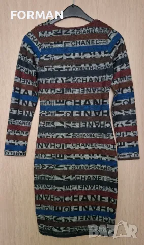 Рокля от фино плетиво с бодипринт, снимка 3 - Рокли - 49504348