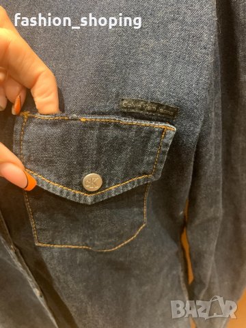 Риза деним Calvin Klein Jeans, размер М, снимка 6 - Ризи - 34491074