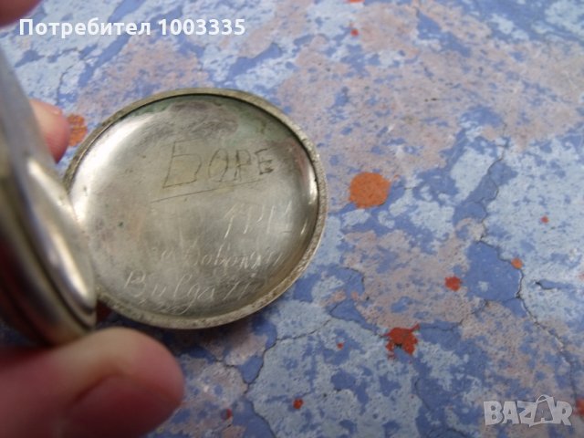 рядък джобен часовник с ниело, снимка 4 - Колекции - 30284025
