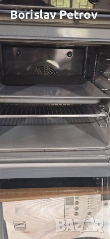 Черна фурна с котлони Сименс, снимка 2 - Печки, фурни - 54275669