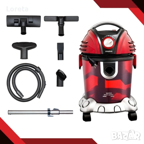 Прахосмукачка с воден филтър Voltz, 1200W-1400W, 15л., 24 месеца ГАРАНЦИЯ , снимка 7 - Прахосмукачки - 53276895