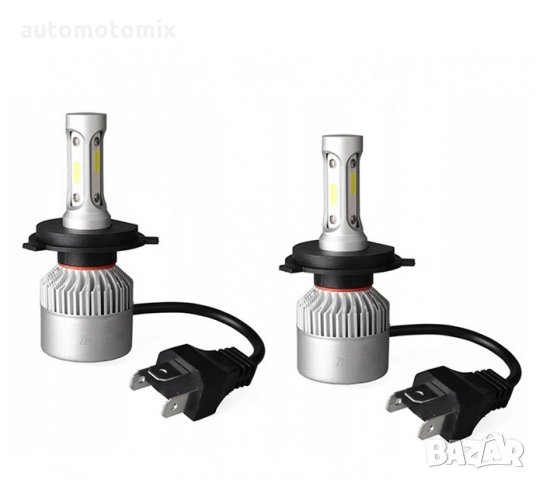 ДИОДНИ КРУШКИ H4,80W 6500K,M-TECH - 2БР, снимка 2 - Аксесоари и консумативи - 35252898