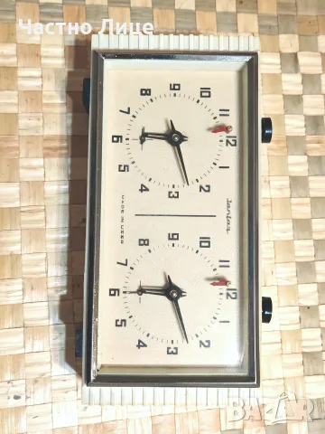 НОВ Оригинален Руски Соц СССР Шахматен Часовник Jantar Янтар 1970те г, снимка 2 - Антикварни и старинни предмети - 55837928