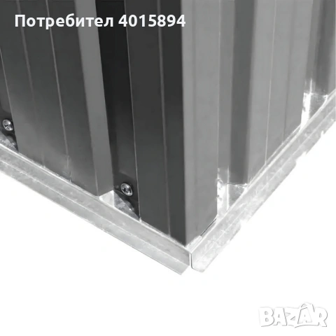 Метална градинска къща за инструменти с вентилация и заключване, снимка 14 - Други инструменти - 53108162