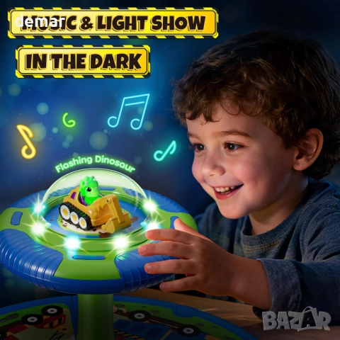 Lehoo Castle - играчка за сядане и въртене с динозавърска тематика, снимка 5 - Образователни игри - 52413243