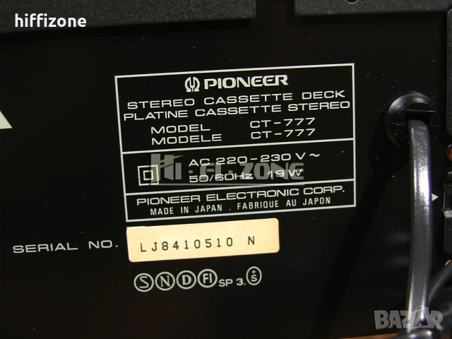 ДЕК   Pioneer ct-777 , снимка 8 - Декове - 54301320