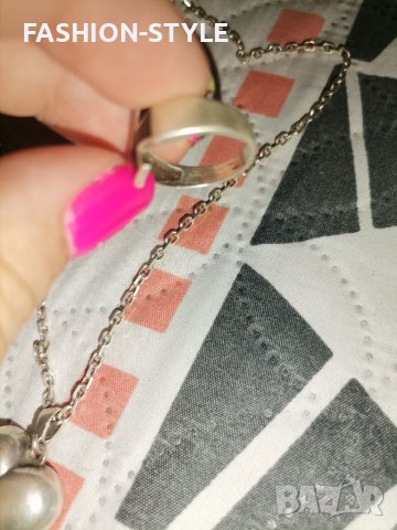 925 СРЕБРО голям сребърен комплект , снимка 7 - Бижутерийни комплекти - 37354746