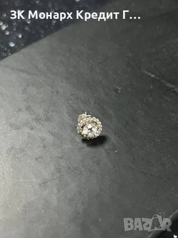 Сребърна обеца 