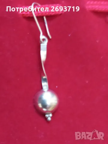 Сребърни  обици - 2️⃣ вида, снимка 2 - Обеци - 49094372