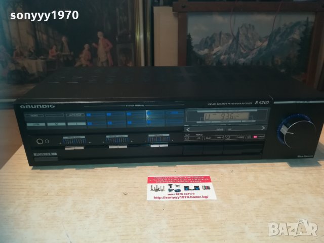 grundig r4200-stereo receiver 2901211713&, снимка 2 - Ресийвъри, усилватели, смесителни пултове - 31602741