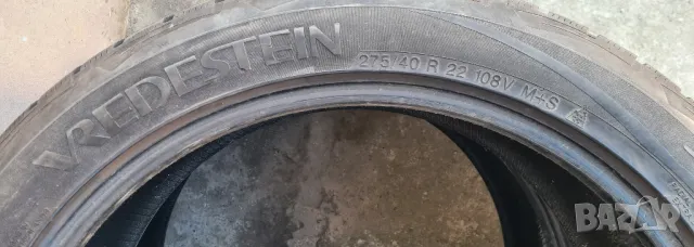 2 бр Гуми 275/40 R 22 цола зимни VREDESTEI, снимка 2 - Гуми и джанти - 49104379