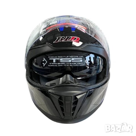 Мото каска с вградени очила, снимка 6 - Аксесоари и консумативи - 53307479