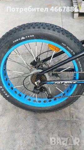 Fat bike колело  с 6 скорости ,24 цола и алуминиева олекотена рамка ., снимка 10 - Велосипеди - 55799251
