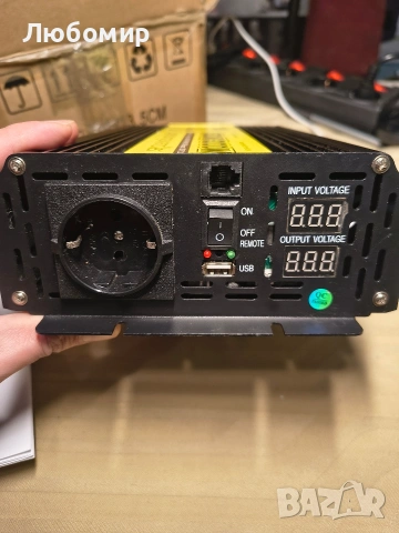 1500 W / 3000 W Чист синусоидален инвертор 12 V към 230 V Чист синусоидален преобразувател , снимка 3 - Друга електроника - 53280696