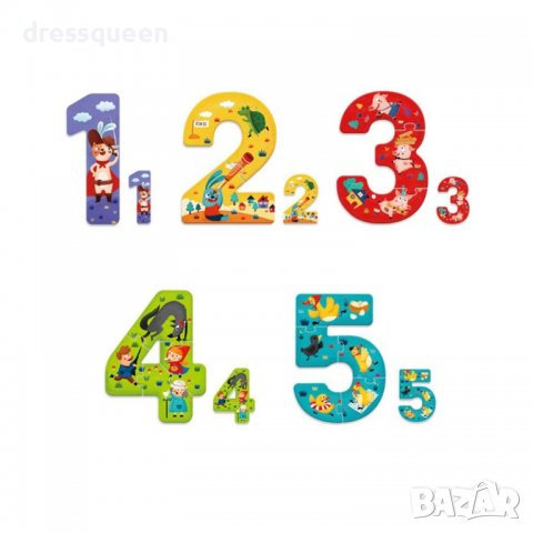 3595 Пъзел-приказка в числа, снимка 3 - Игри и пъзели - 37741875