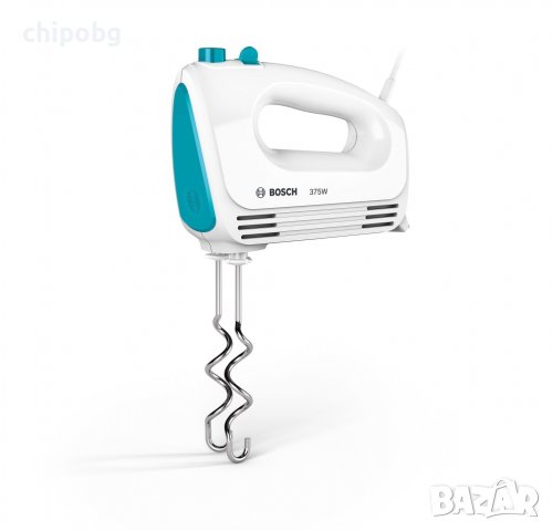 Миксер, Bosch MFQ2210D, Hand mixer, CleverMixx, 375 W, 4 speed settings, additional pulse/turbo sett, снимка 3 - Миксери - 38424955