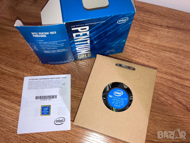 Процесор intel Pentium Gold G5400, 2C/4T, 3.7GHz, 4MB, снимка 4 - Процесори - 53057559