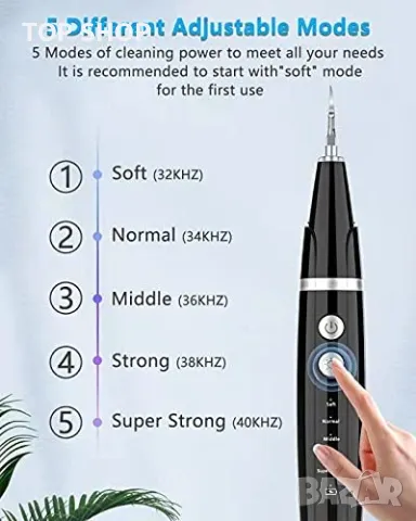 Ултразвуков уред за почистване на зъби - плака и зъбен камък, снимка 5 - Друго оборудване - 48673159