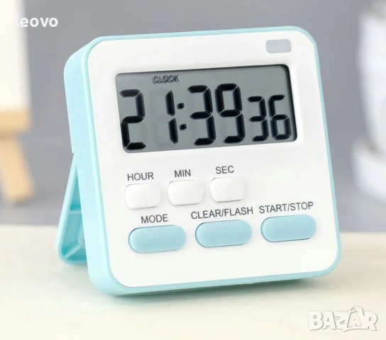 Готварски таймер с часовник и аларми. Българско ръководство