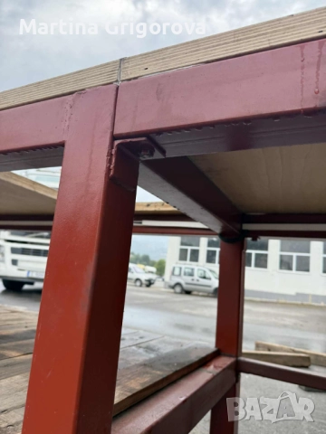 Работна маса масивна с допълнителни екстри, снимка 3 - Маси - 51540837