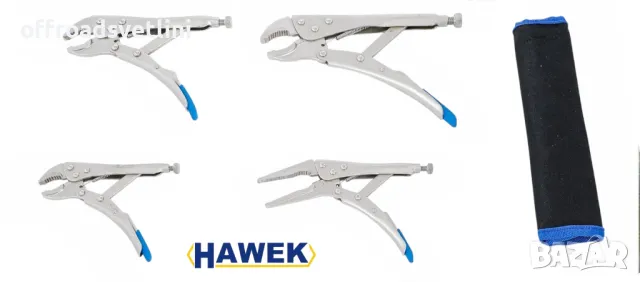 Комплект клещи чираци, 4 части HAWEK , HW-2035, снимка 5 - Клещи - 49915357