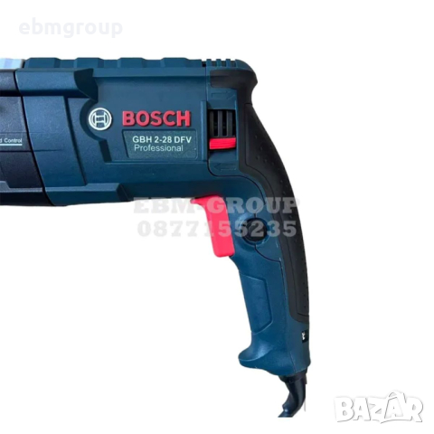 Bosch Перфоратор / Къртач бош SDS Plus 2 - 28 DFR 1100w +2ри патронник, снимка 6 - Други инструменти - 44594026
